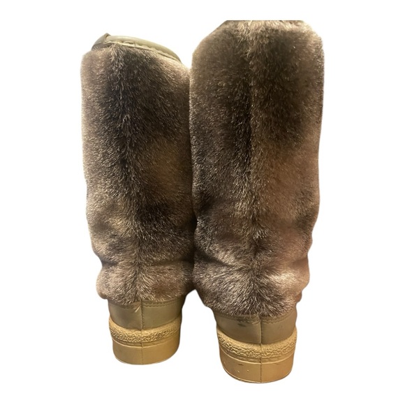 Quoddy Double Deerskin Moccasins ManMade Size 8 Made in the USA - Picture 3 of 8